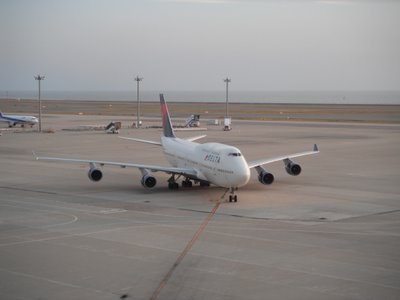 デルタ航空の飛行機